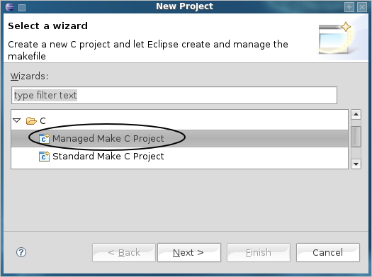 Managed Make C Project